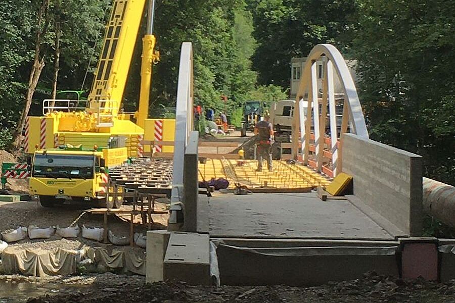 Brückenbau Sommer 2022