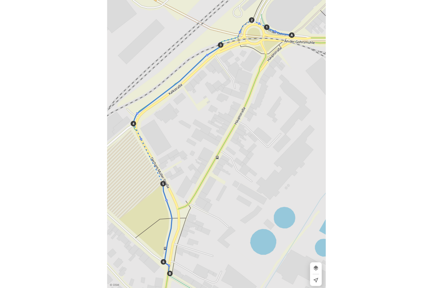 Abb3_Karte_zum_Lueckenschluss_am_Driescher_Kreisel_und_verkehrssichere_Alternativ-Route Abb3_Karte zum Lückenschluss am Driescher Kreisel und verkehrssichere Alternativ-Route