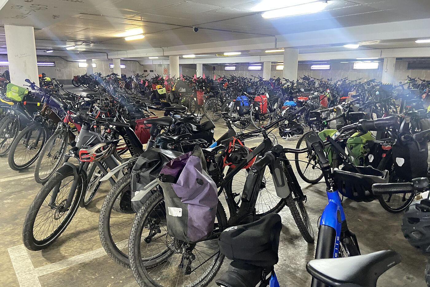 Die Tiefgarage unter dem Löwen ist gut gefüllt