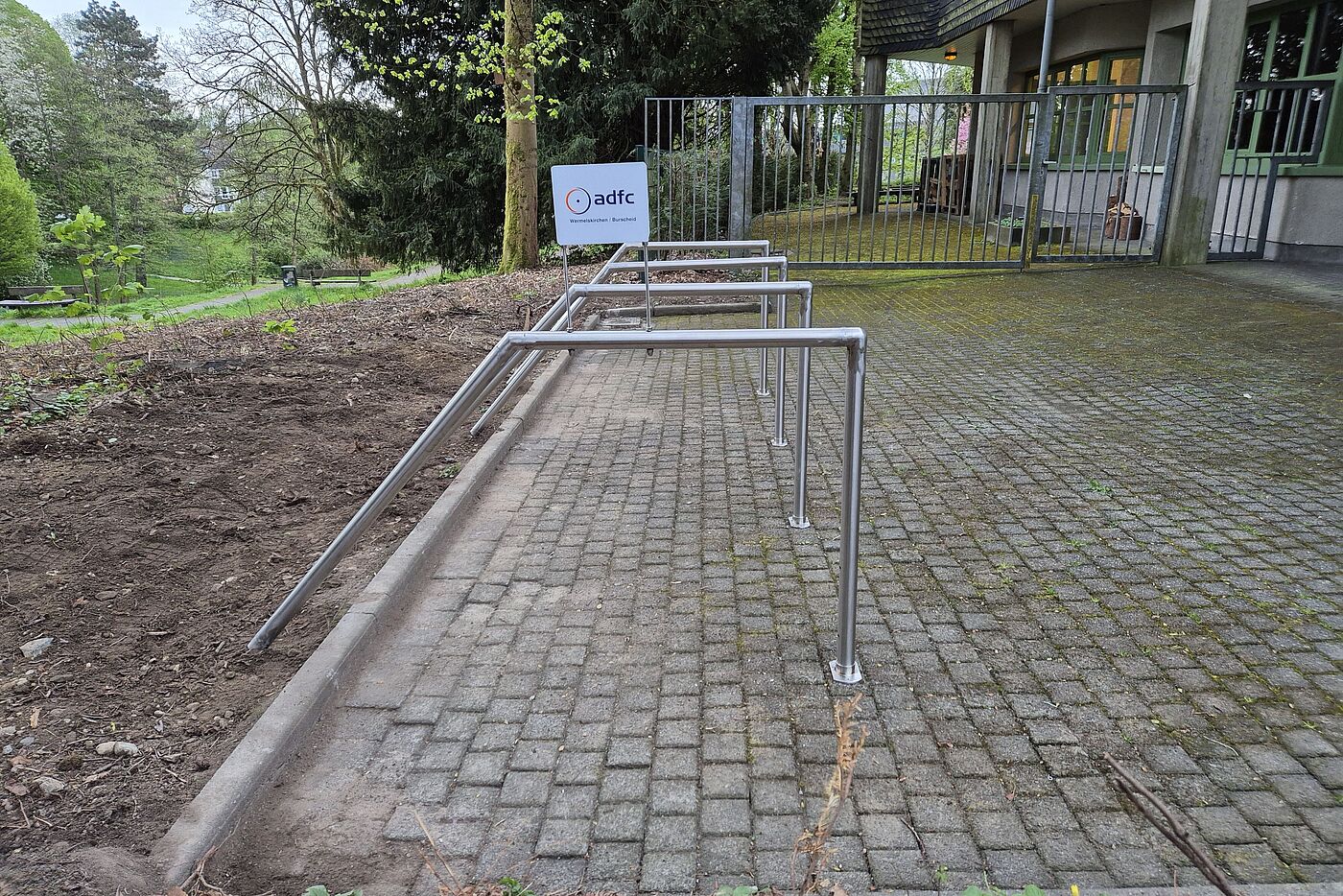 Die neuen Fahrradbügel