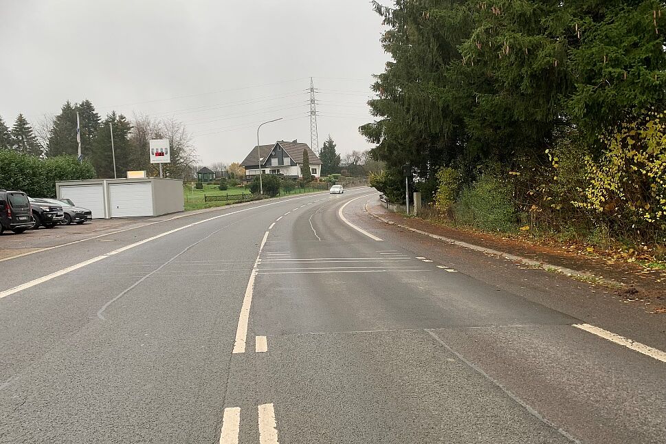 Kurz hinter Einmündung Untersossenbach