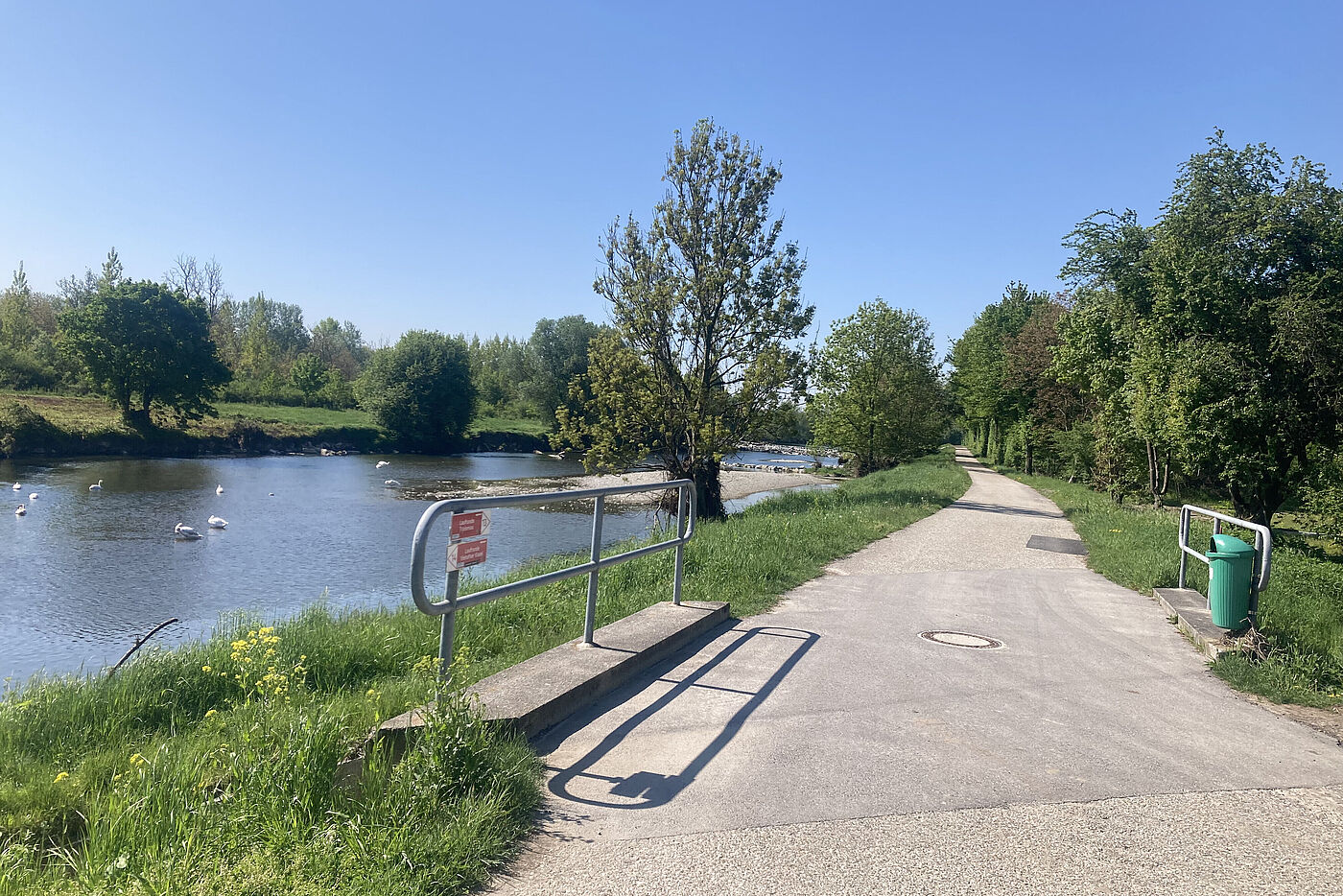 Traisental-Radweg Richtung Norden nach Herzogenburg