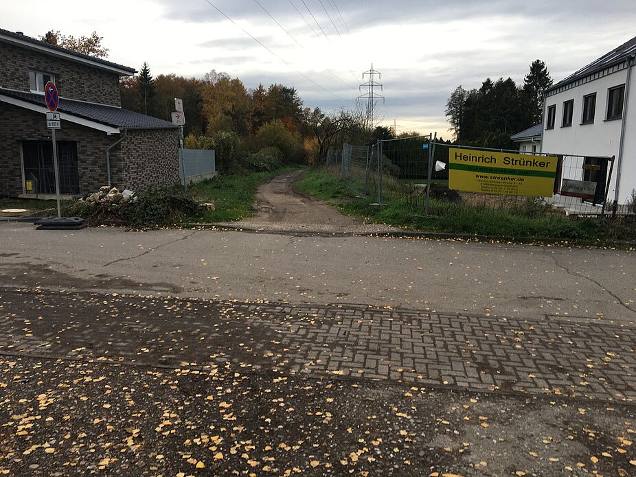 Bild10: Querung der Straße Am Rodenbach Querung der Straße Am Rodenbach