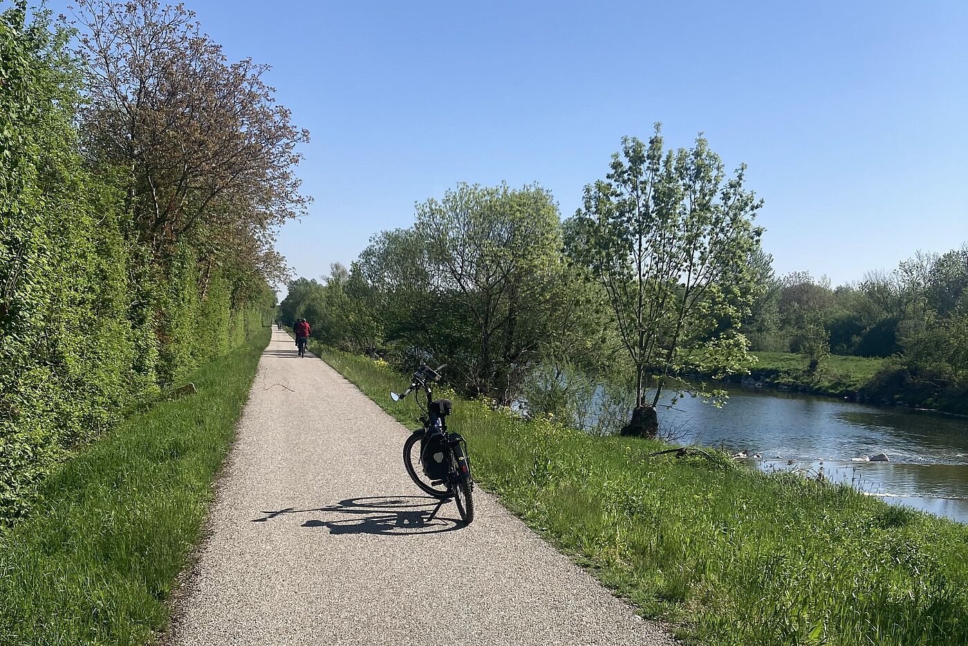 Traisental-Radweg Richtung Norden nach Herzogenburg
