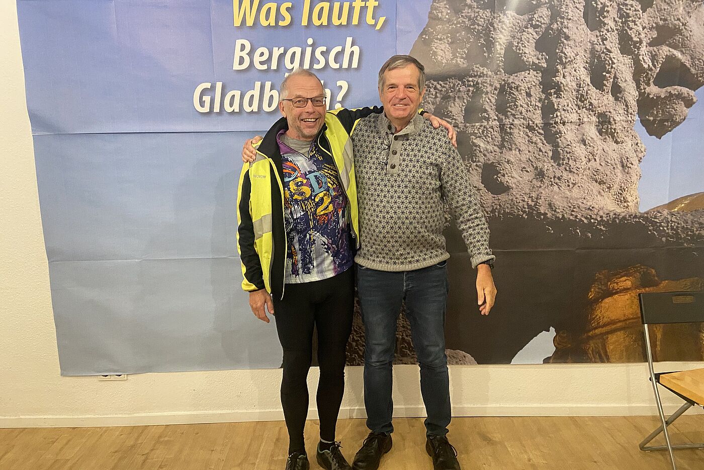 Sprecher Rüdiger Schmidt (l) und Dieter Sieber (r)