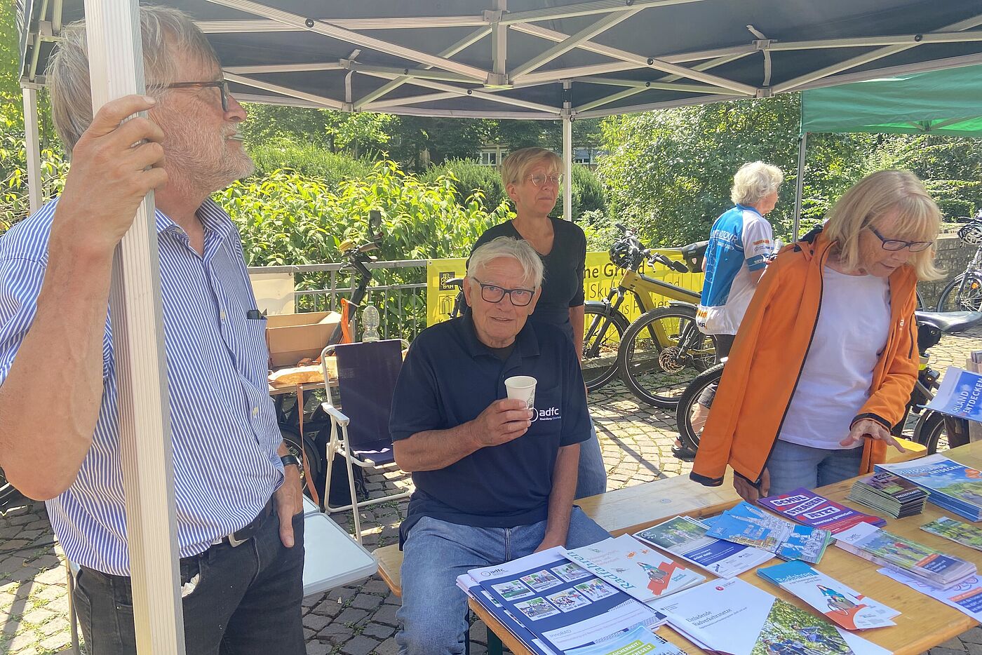 Am ADFC-Infostand